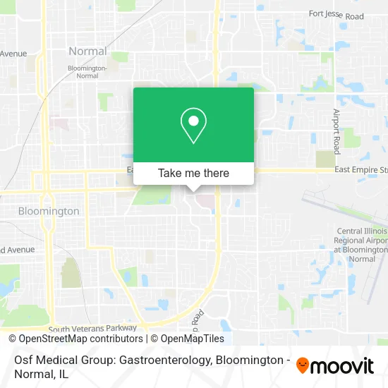 Mapa de Osf Medical Group: Gastroenterology