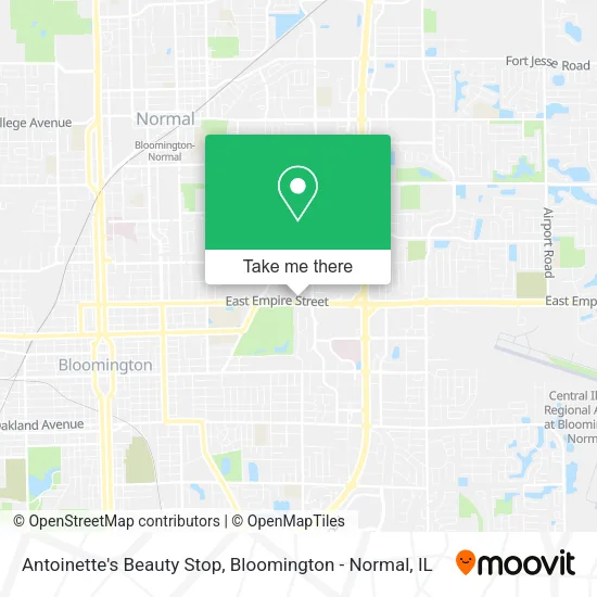Mapa de Antoinette's Beauty Stop