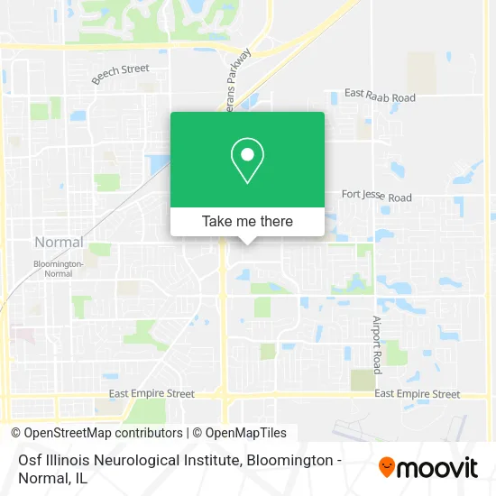 Mapa de Osf Illinois Neurological Institute