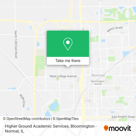 Mapa de Higher Ground Academic Services
