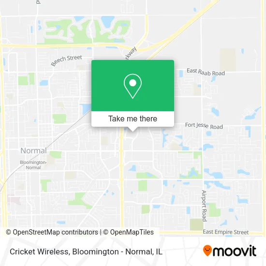 Mapa de Cricket Wireless