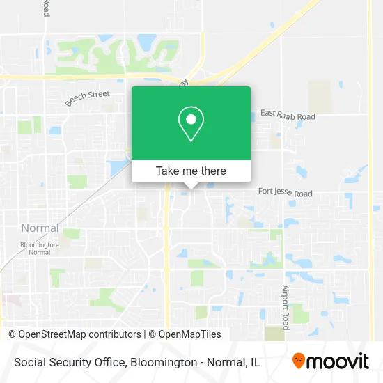 Social Security Office map