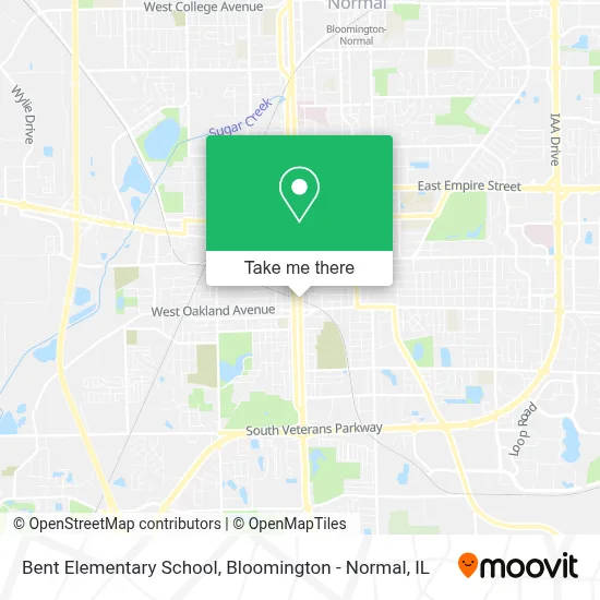 Bent Elementary School map