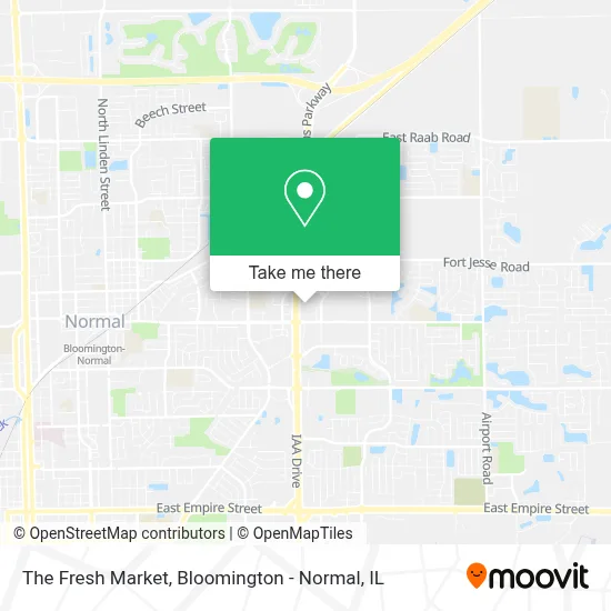 The Fresh Market map