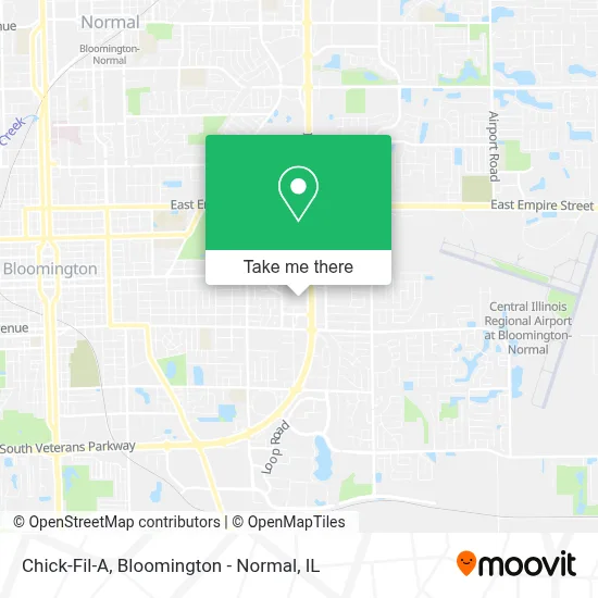 Chick-Fil-A map