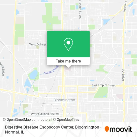 Digestive Disease Endoscopy Center map