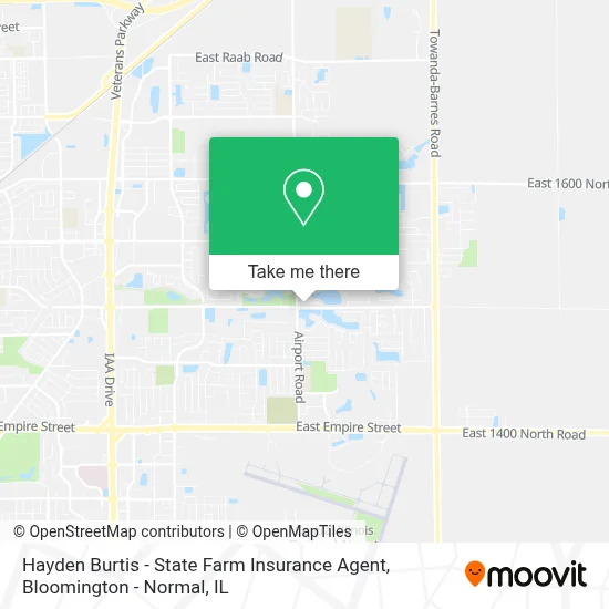 Hayden Burtis - State Farm Insurance Agent map