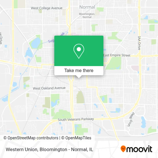 Western Union map