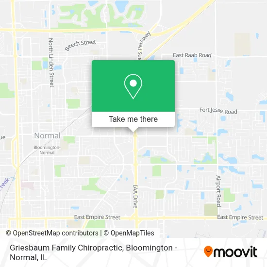 Griesbaum Family Chiropractic map