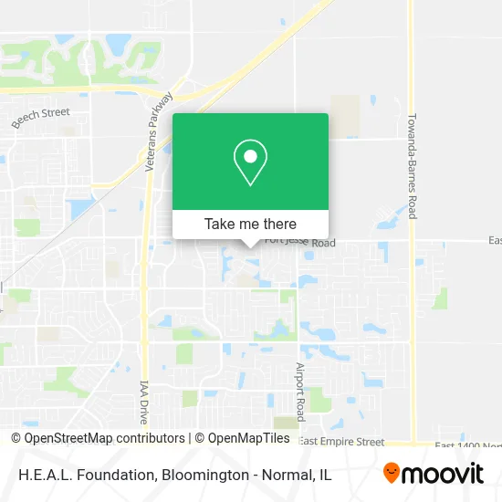 H.E.A.L. Foundation map