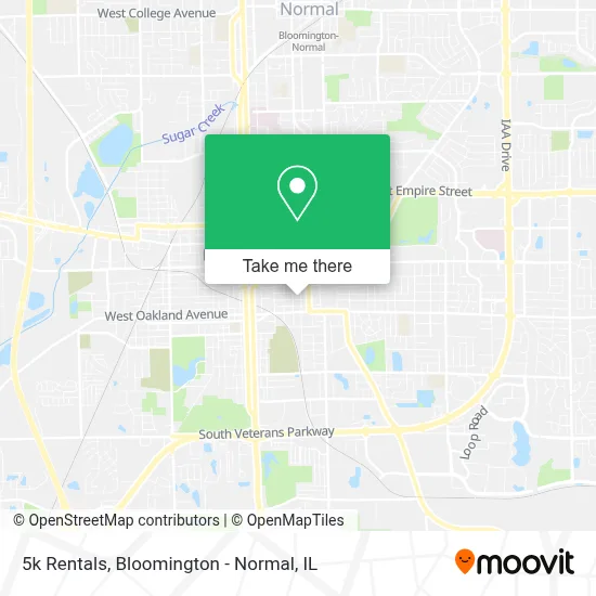 5k Rentals map