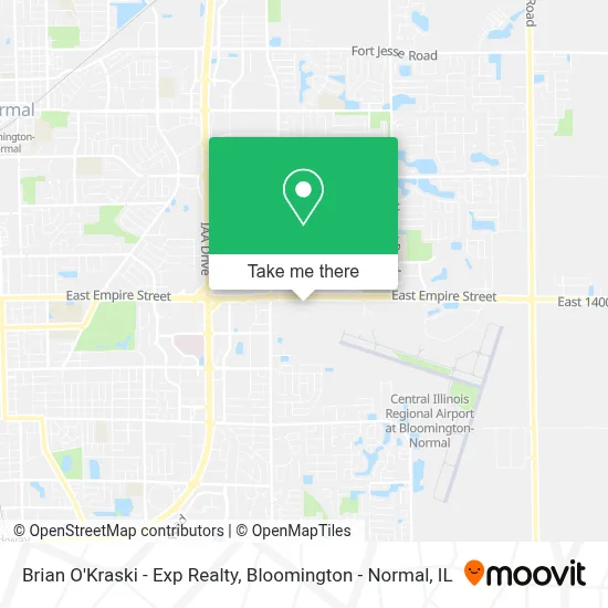 Brian O'Kraski - Exp Realty map
