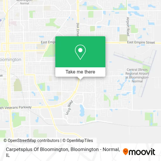 Carpetsplus Of Bloomington map