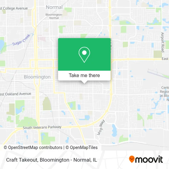 Craft Takeout map