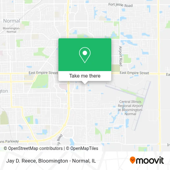 Jay D. Reece map