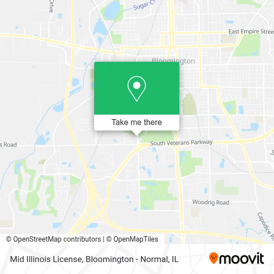 Mid Illinois License map
