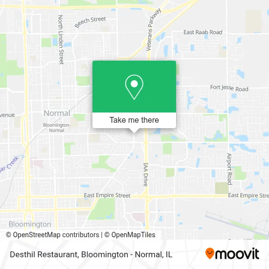 Desthil Restaurant map