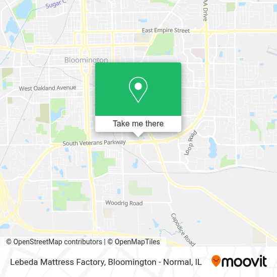 Lebeda Mattress Factory map