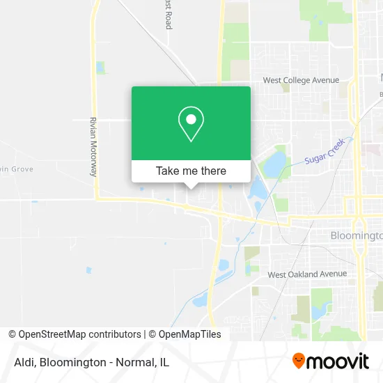 Aldi map