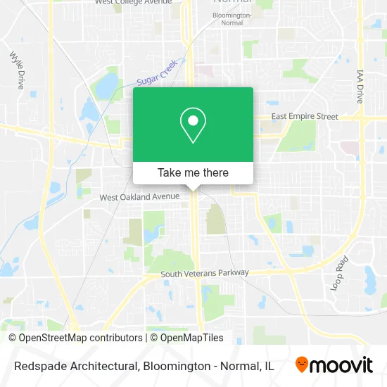Redspade Architectural map