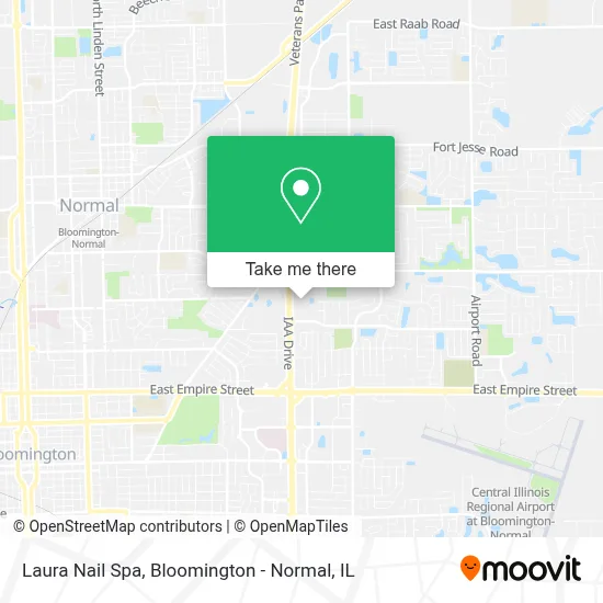 Laura Nail Spa map