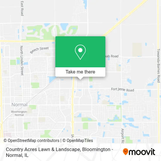 Country Acres Lawn & Landscape map