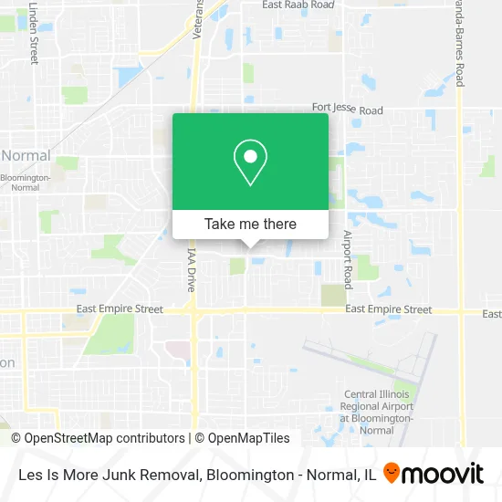 Les Is More Junk Removal map