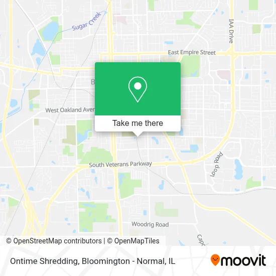Ontime Shredding map