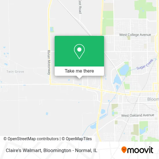 Claire's Walmart map