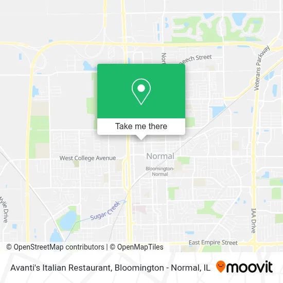 Avanti's Italian Restaurant map