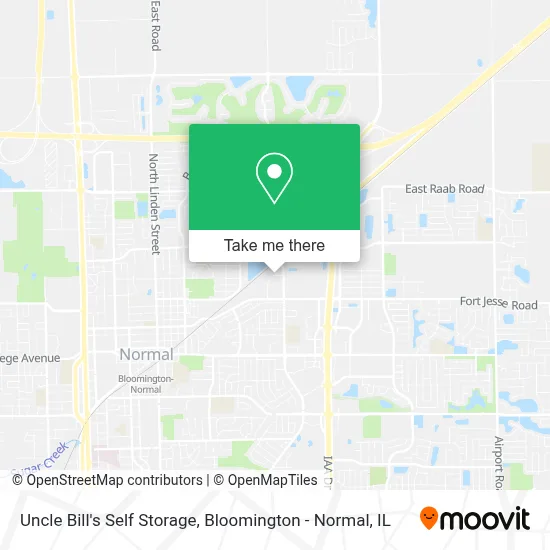 Uncle Bill's Self Storage map