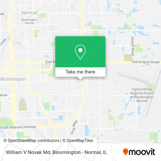 William V Novak Md map