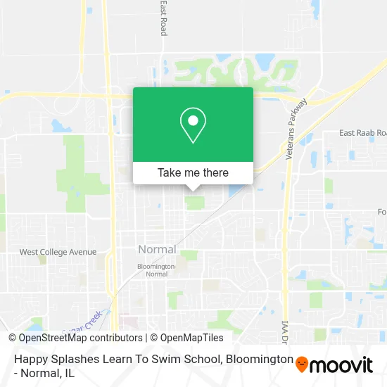 Happy Splashes Learn To Swim School map
