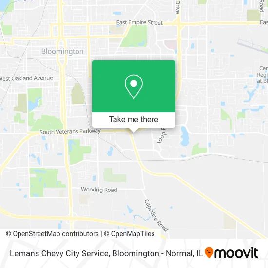 Lemans Chevy City Service map