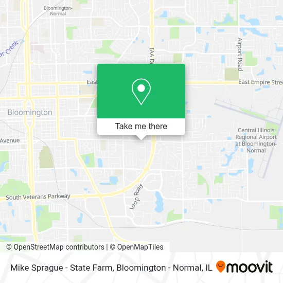Mike Sprague - State Farm map