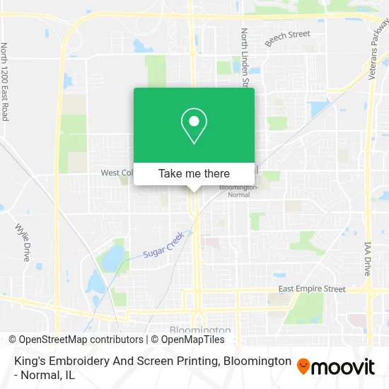 King's Embroidery And Screen Printing map