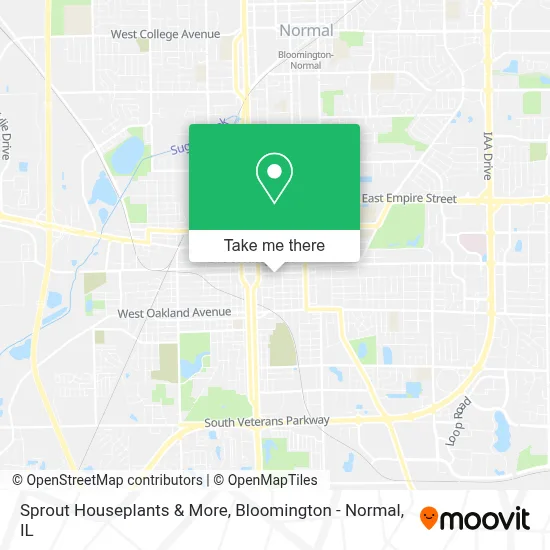 Sprout Houseplants & More map