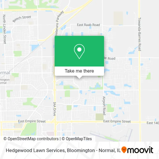 Hedgewood Lawn Services map