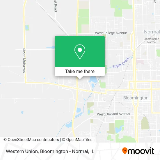 Western Union map