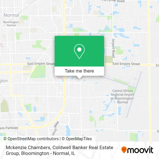 Mckenzie Chambers, Coldwell Banker Real Estate Group map