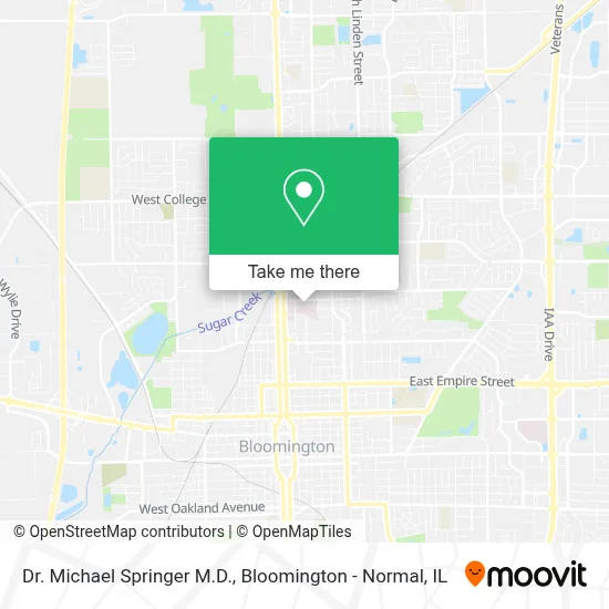 Dr. Michael Springer M.D. map