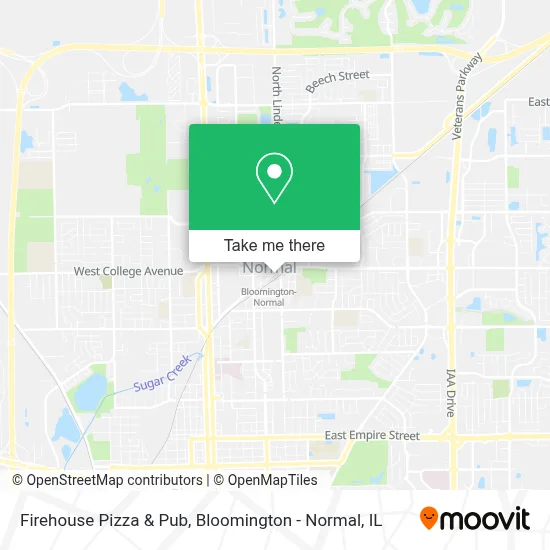 Firehouse Pizza & Pub map