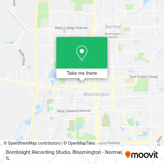 Bombsight Recording Studio map
