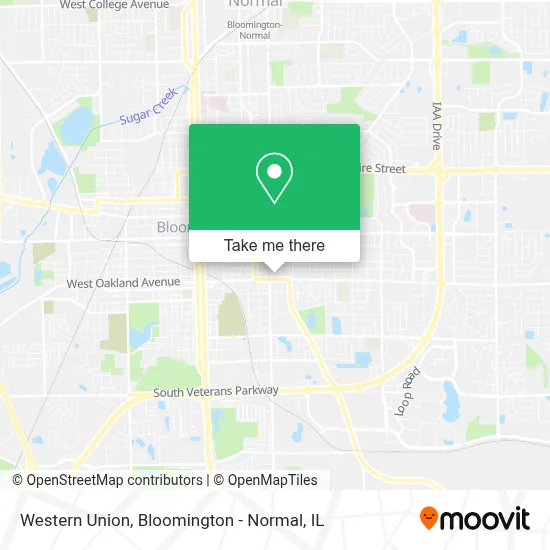Western Union map