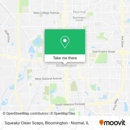 Squeaky Clean Soaps map