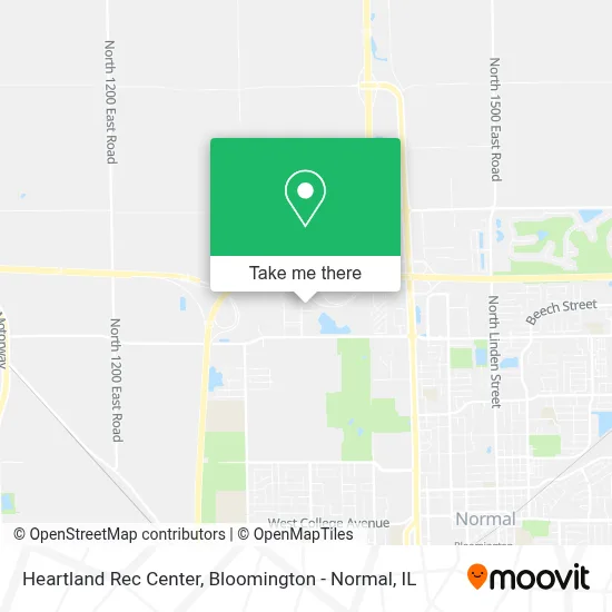Heartland Rec Center map