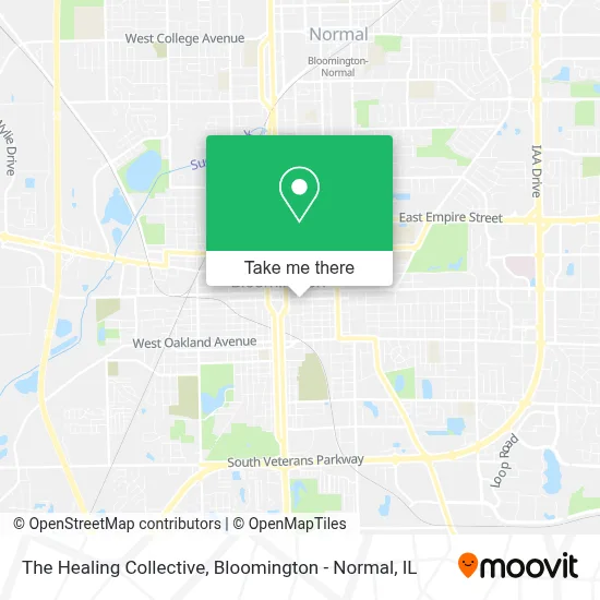 The Healing Collective map
