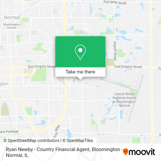 Ryan Newby - Country Financial Agent map
