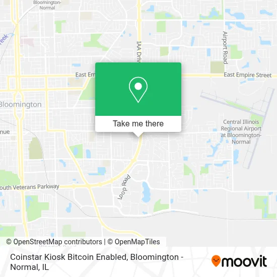 Coinstar Kiosk Bitcoin Enabled map