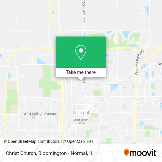 Christ Church map